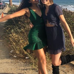 Sparkly Green Party Dress 💚